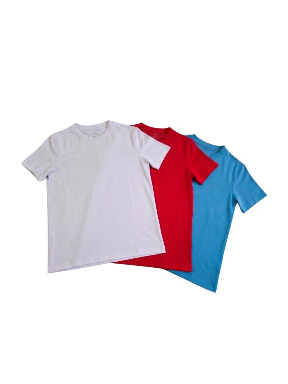 NIP | Kids Active Athletic Quick Dry Short Sleeve Crew Neck T-Shirt 3 Pack 5/6y
